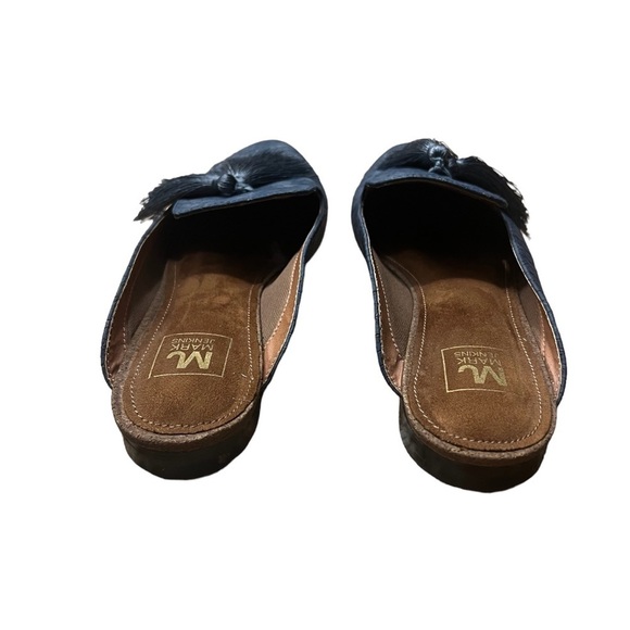TASSEL by MARK JENKINS Mules w/ Tassels in Blue Size 6/36 — ABSOLUTELY GORGEOUS! - Picture 7 of 7